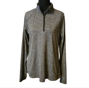 Danskin Now Women's Medium Gray 1¼ Zip